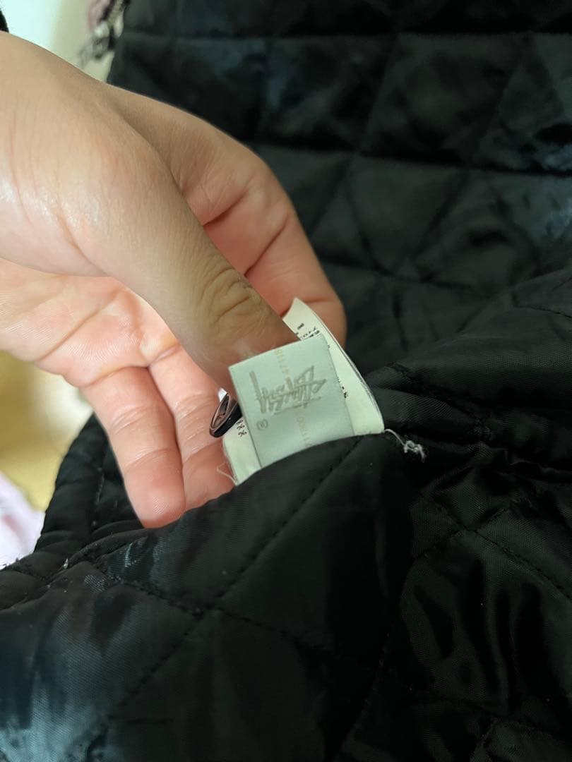 Stussy チェック柄ジャケット (中綿キルティング) 値下げ交渉あり