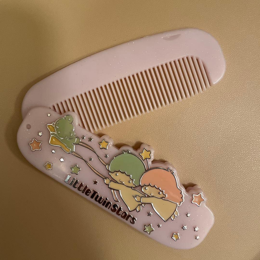 リトルツインスターズ　キキララ レトロ雑貨　ミラー　コーム　ハサミ