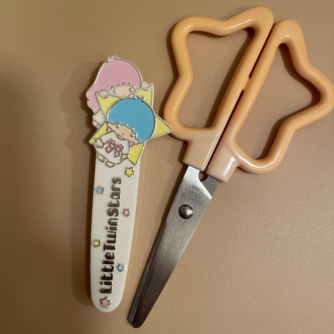 リトルツインスターズ　キキララ レトロ雑貨　ミラー　コーム　ハサミ