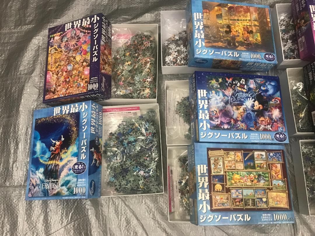 ピース未開封 世界最小 ジグソーパズル ディズニー 1000ピース 11個セット