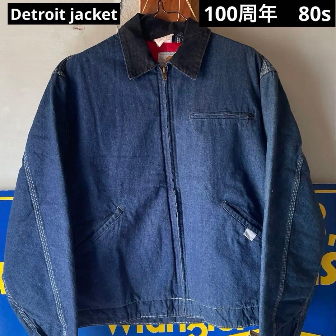 80s 100周年タグ USA製 carhartt デトロイトジャケット - メルカリ
