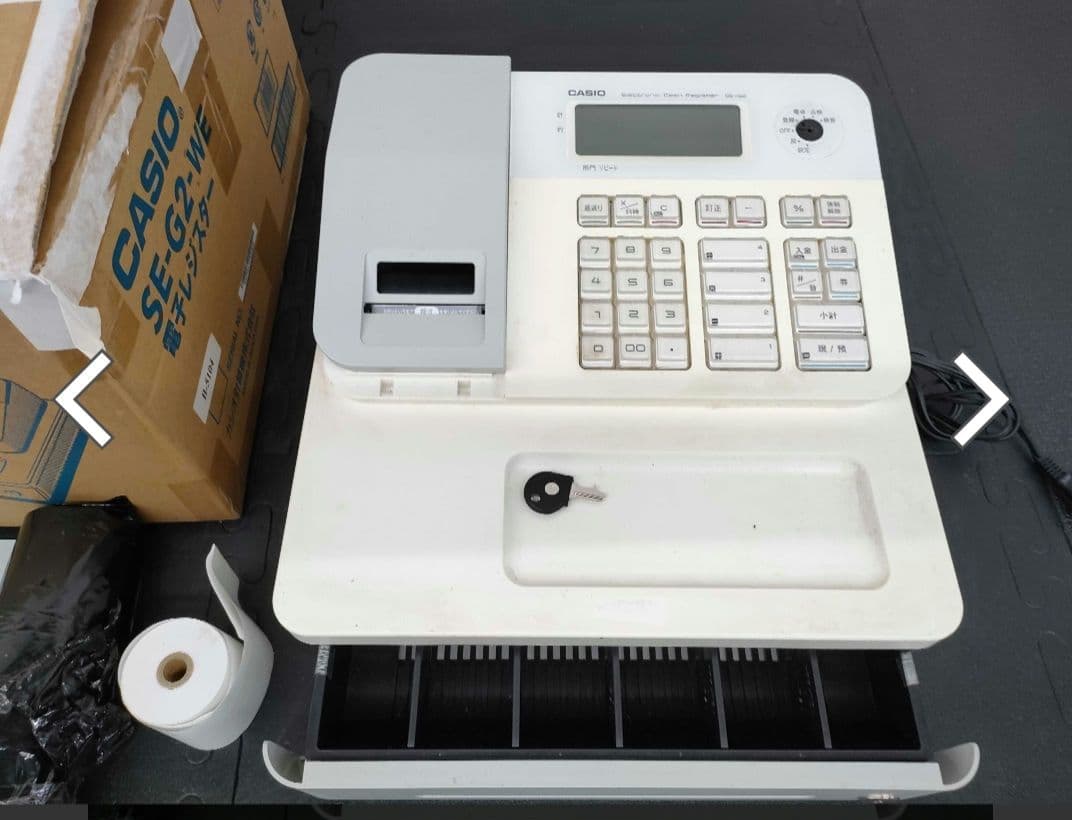 カシオレジスター TE-2500 フル設定無料 コンパクト 090944 カシオ