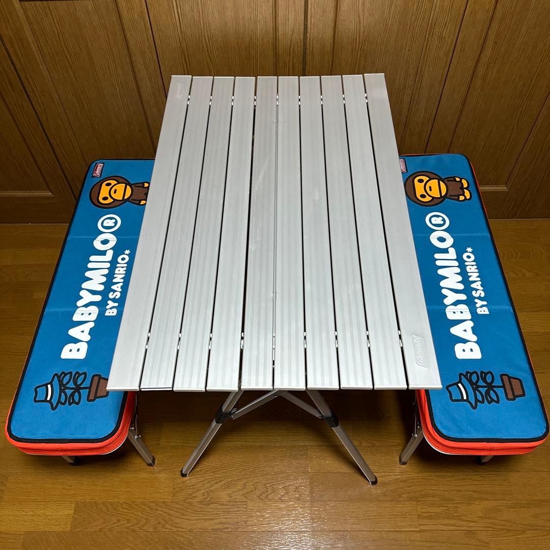BABYMILO Sanrio Colemanテーブル ベンチセット サンリオ×コールマンのピクニックベンチセット/ベビーマイロが入荷