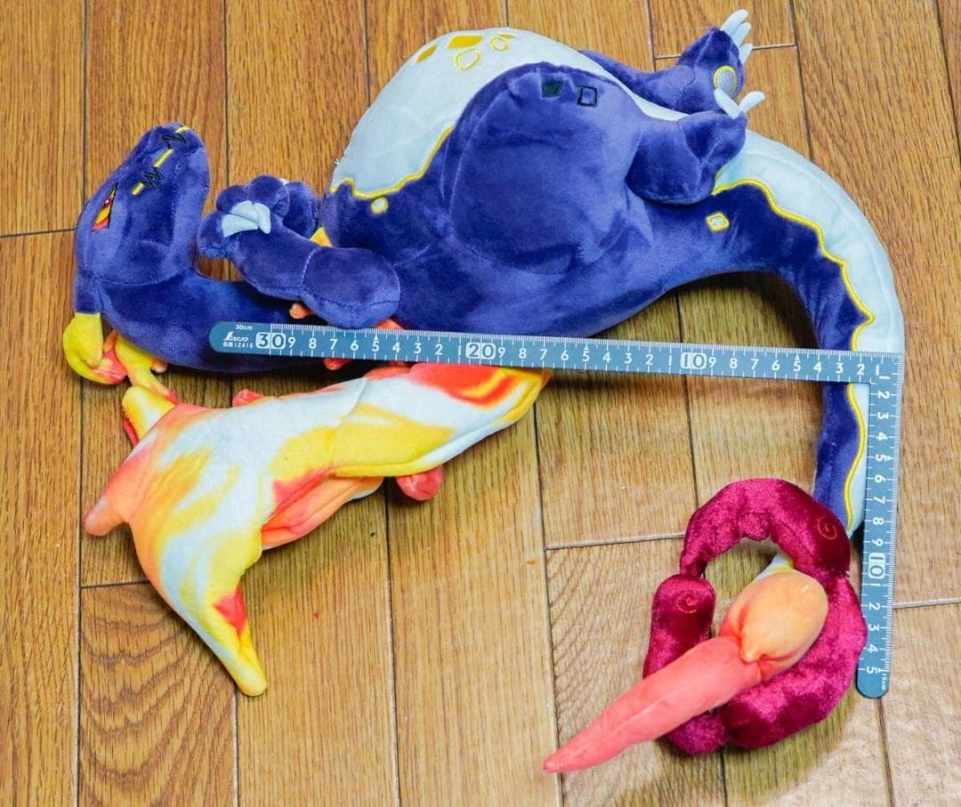 リザードン　ぬいぐるみ　キョダイマックス　色違い　３８ｃｍリボン袋付【残3限定】