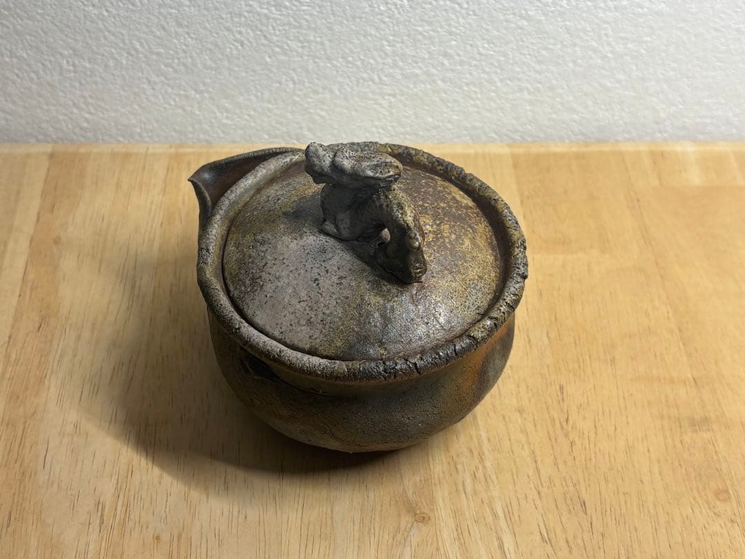 91.備前焼 宝瓶 登り窯 龍 りゅう 手びねり 急須 - メルカリ