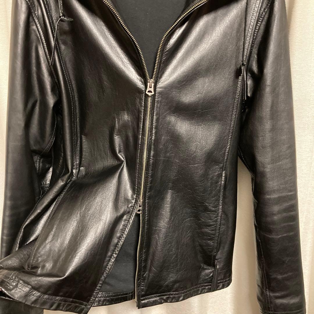 SHAMA レザーパーカー - メルカリ