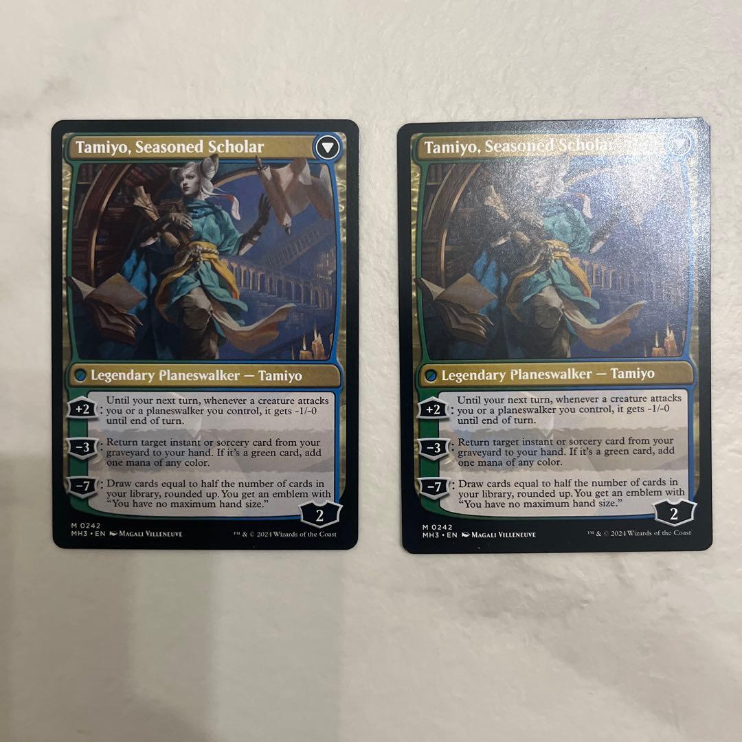 2枚セット MTG 知りたがりの学徒、タミヨウ 英語 2枚 知りたがり