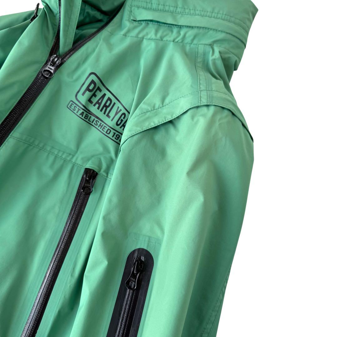 パーリーゲイツ 2WAYレインジャケット フルジップ フード付きレイン