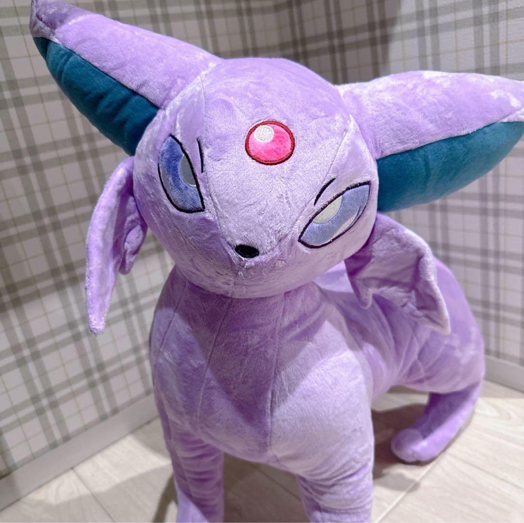 まるで等身大 エーフィ 80cm 特大 ぬいぐるみ ポケモン ポケットモンスター