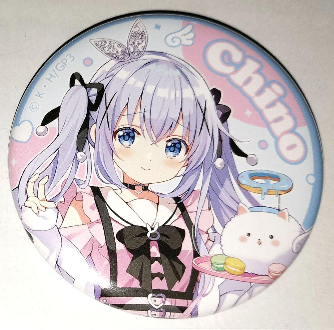 ごちうさ チノ 缶バッジ アトレ秋葉原 コンカフェ - メルカリ
