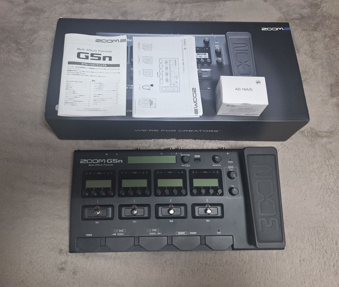 ZOOM G5n Multi-Effects Processor ズーム G5n Multi-Effects Processor | ZOOM