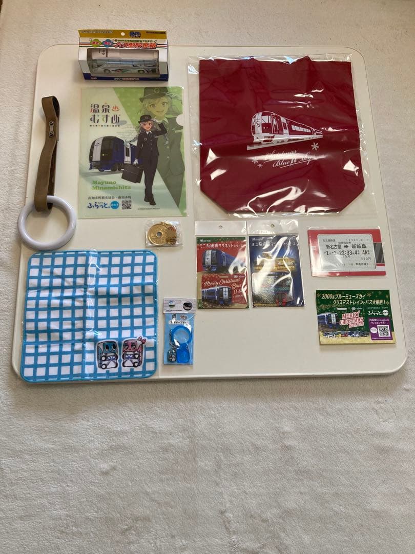 名鉄　クリスマストレインツアー　ブルーミュースカイ 限定品＆参加グッズ　11点 名鉄 クリスマストレインツアー ブルーミュースカイ 限定品＆参加