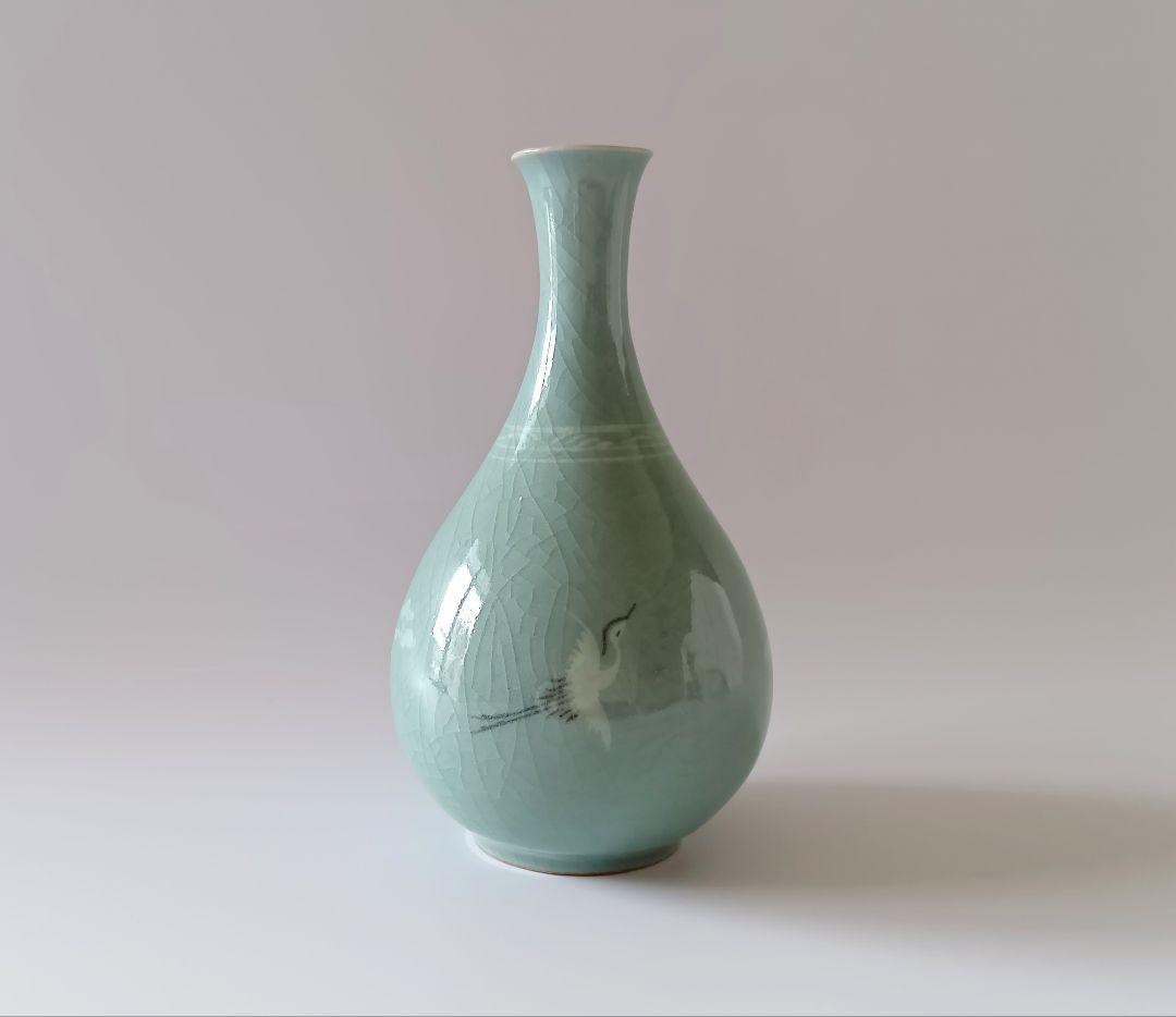 高麗青磁一輪挿し 古堂趙斗彦 青磁一輪挿し 高麗青磁古堂趙斗彦 - メルカリ