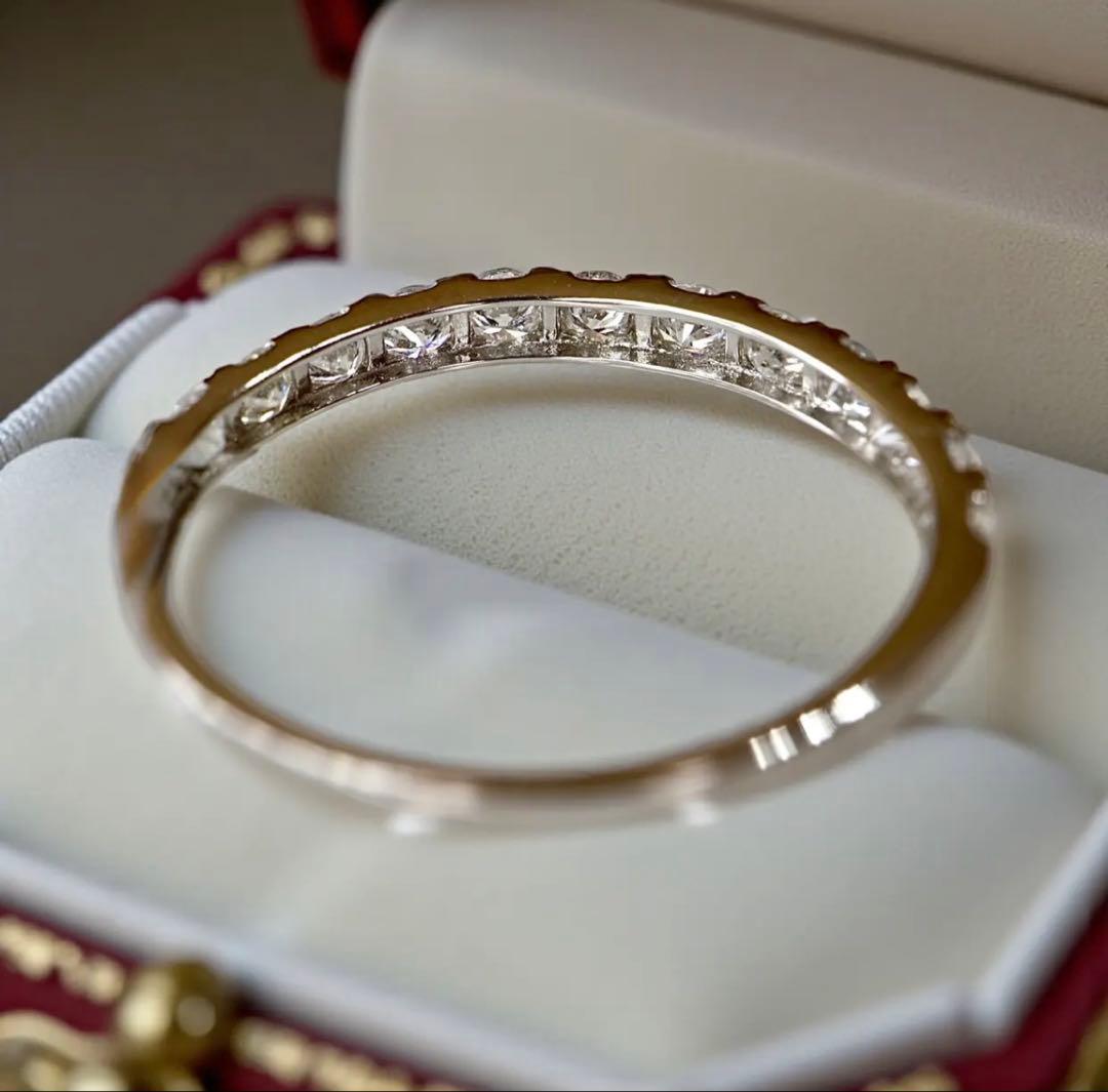 0.5ct ハーフエタニティ　pt950 14号