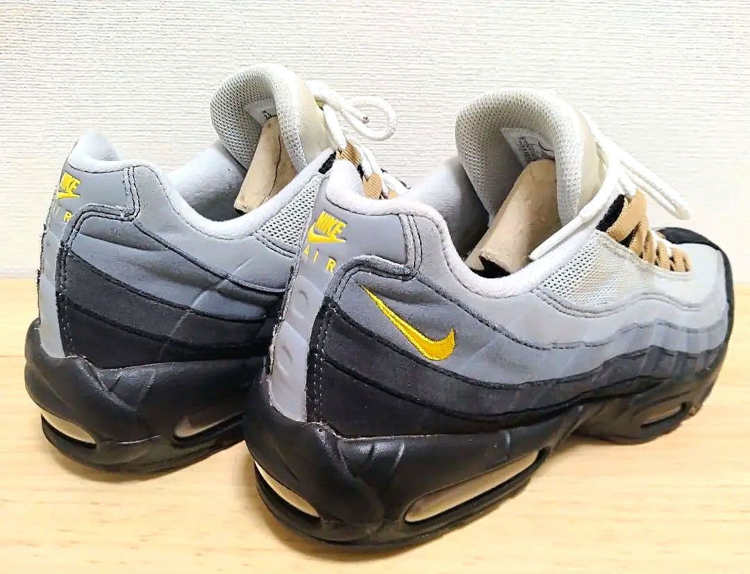 ナイキ エアマックス95 ブラック×グレー 27.5cm／NIKE airmax