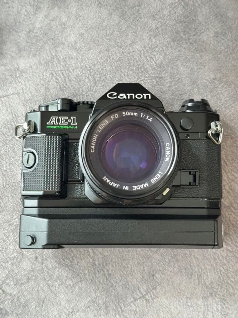 電源確認済】Canon AE-1 Program＋ FDレンズ2本+各種備品