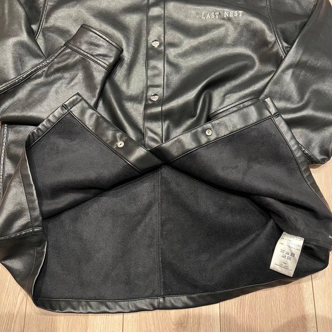 last nest レザーシャツ nubian breath badhop - メルカリ