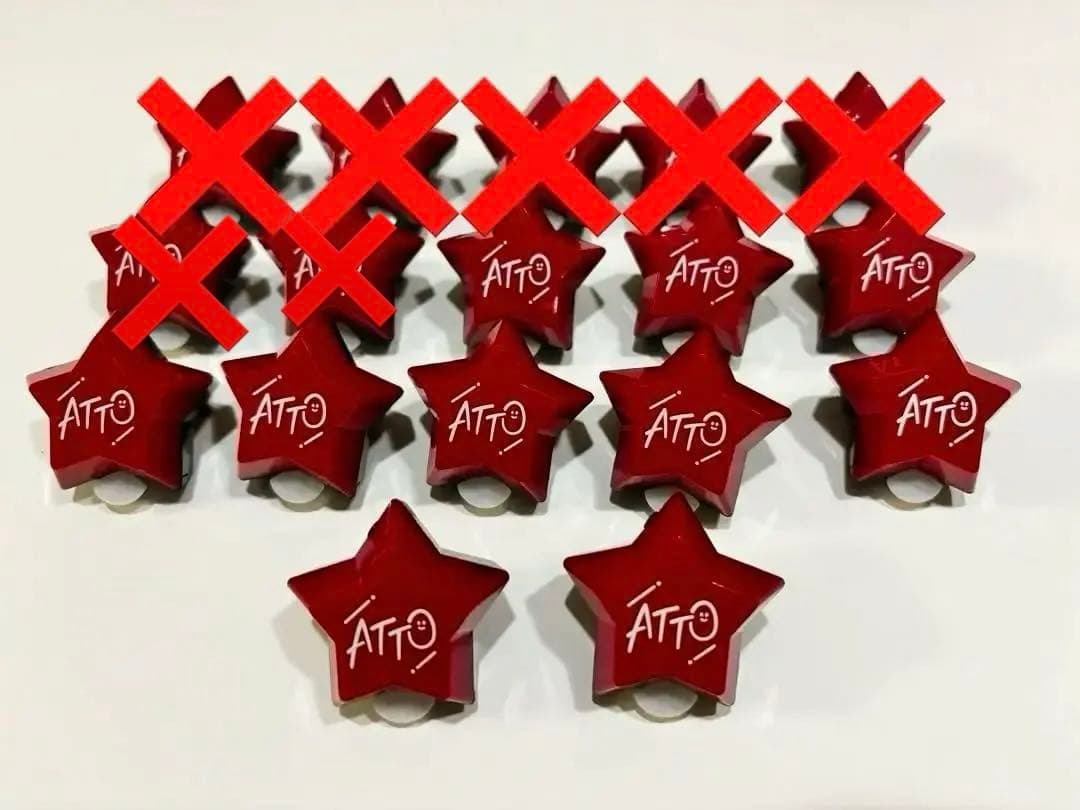 AMPTAKxCOLORS アンプ 虹 リングライト あっとくん 12個 - メルカリ