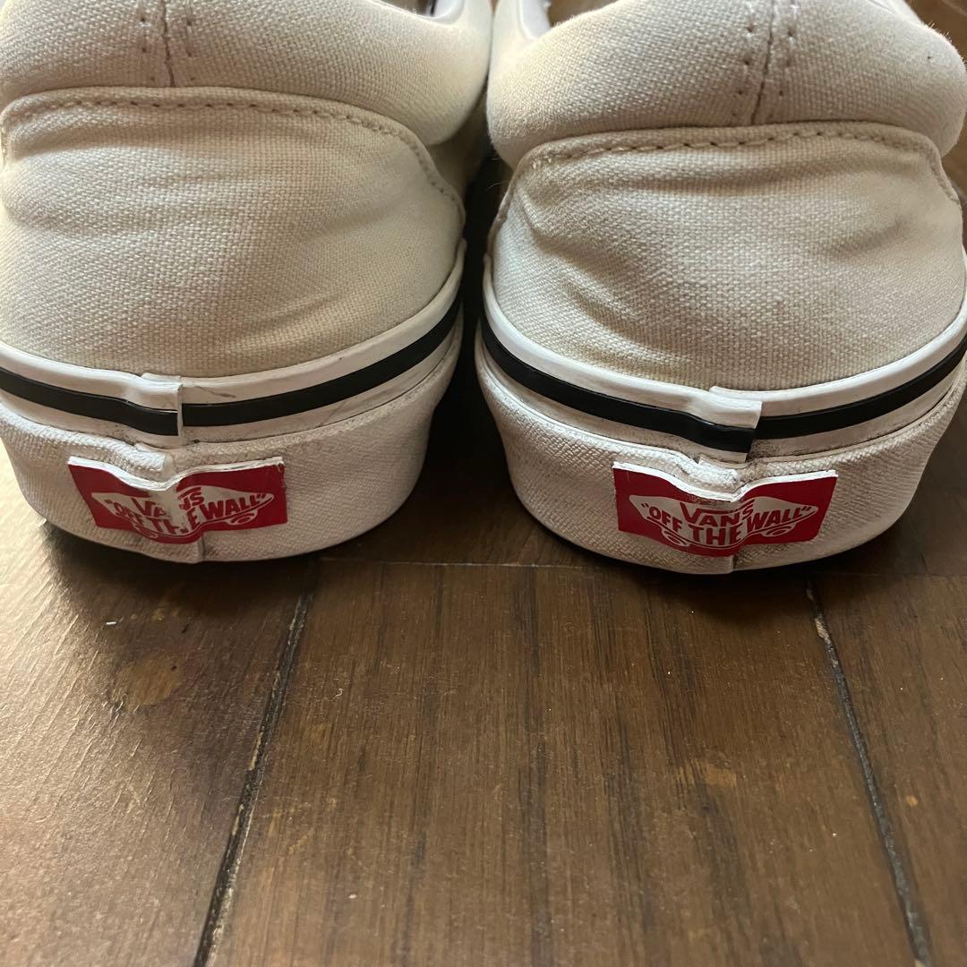 ヴァンズ アナハイムファクトリーコレクション スリッポン 生成り 28.5cm