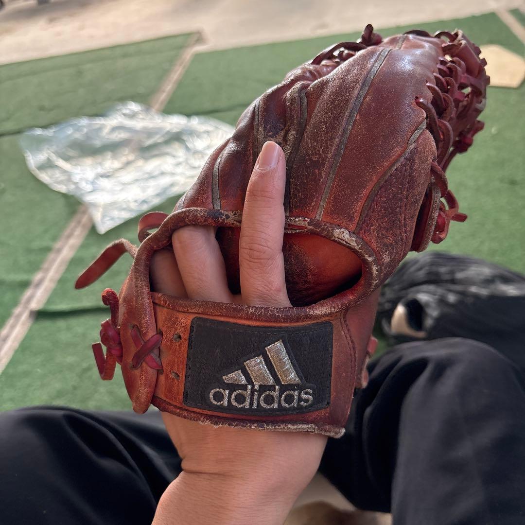 adidas 野球グローブ 赤 楽天市場】【日本製 佐藤和範作】【adidas(アディダス)】硬式用