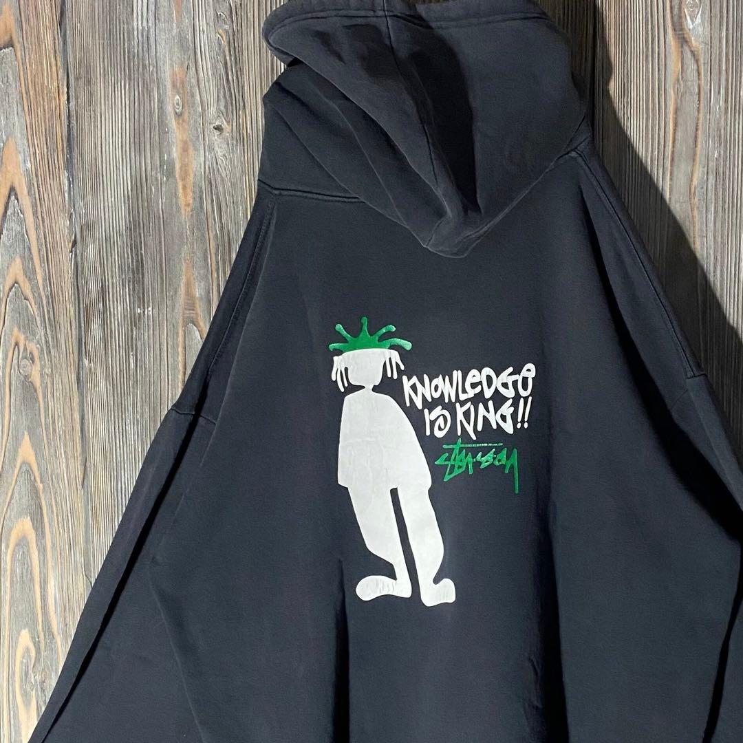 Old Stussy オールドステューシー パーカー シャドーマン クラウン