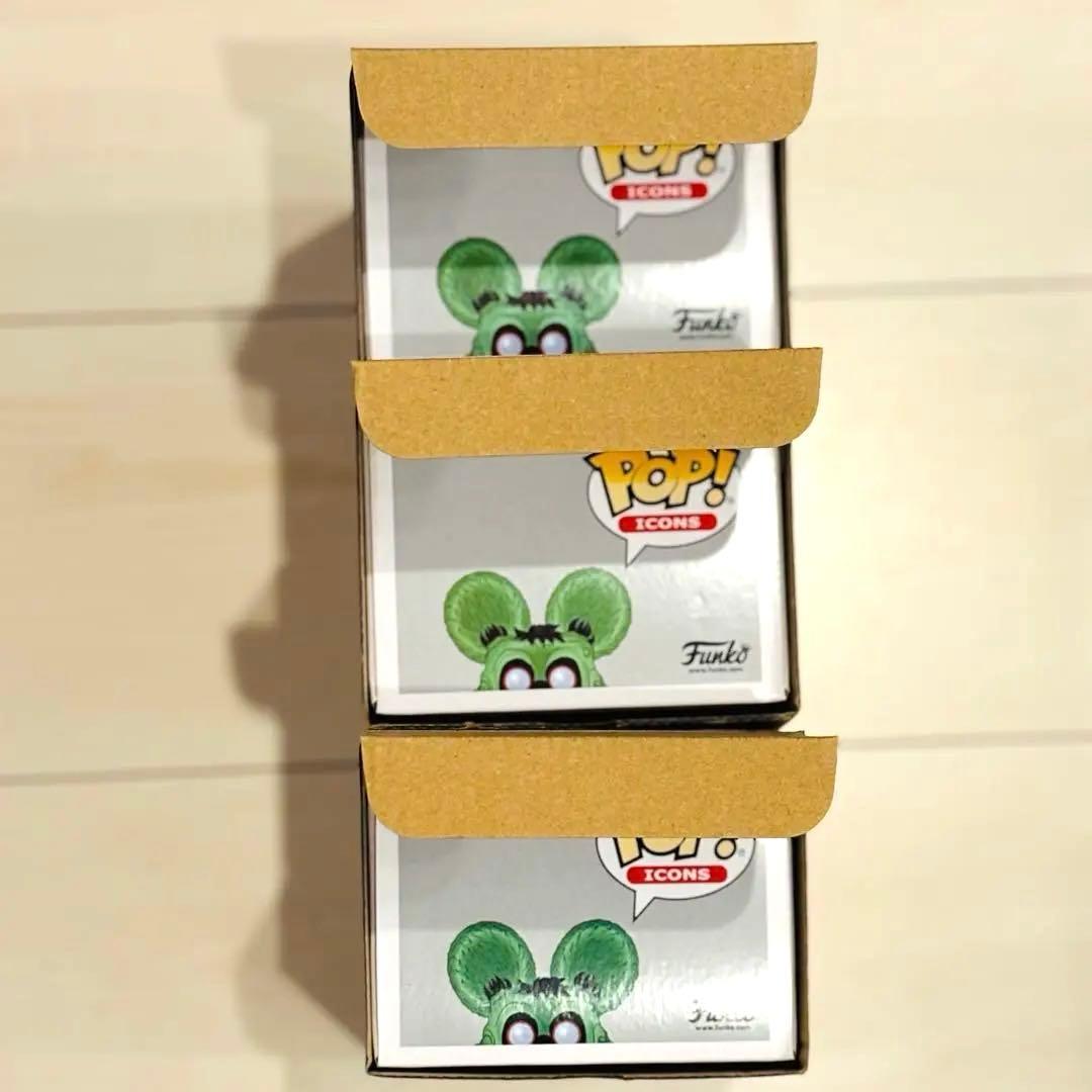 Funko Pop! Icons Rat Fink フィギュア 3体セット