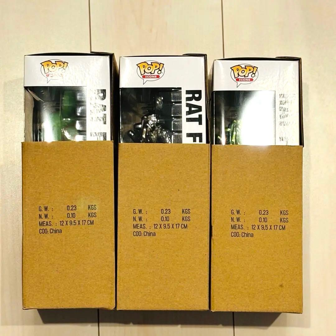 Funko Pop! Icons Rat Fink フィギュア 3体セット