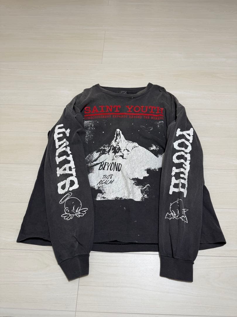 トップス SAINT Mxxxxxx SAINT YOUTH BLACK XL Saint Mxxxxxx (Saint Michael) KNIT CAP SAINT BLACK SM-YS1-0000-081