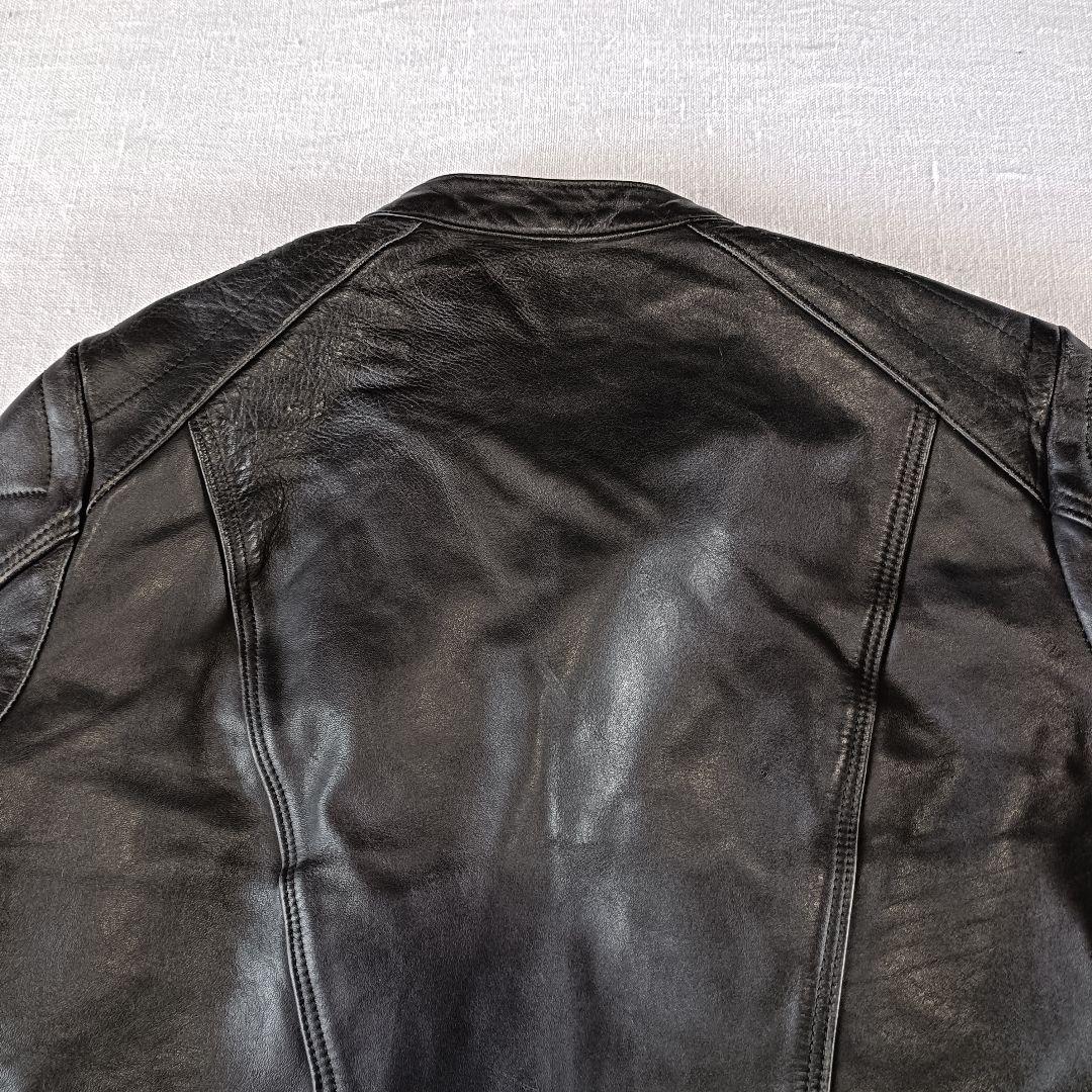 70s ドイツ erbo レザー ダブルライダース ブラック - メルカリ