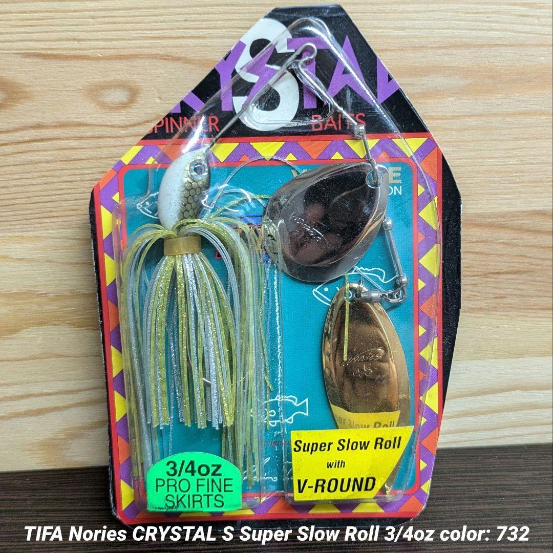 ノリーズ クリスタルS 3/4oz スーパースローロール ナチュラル系カラー