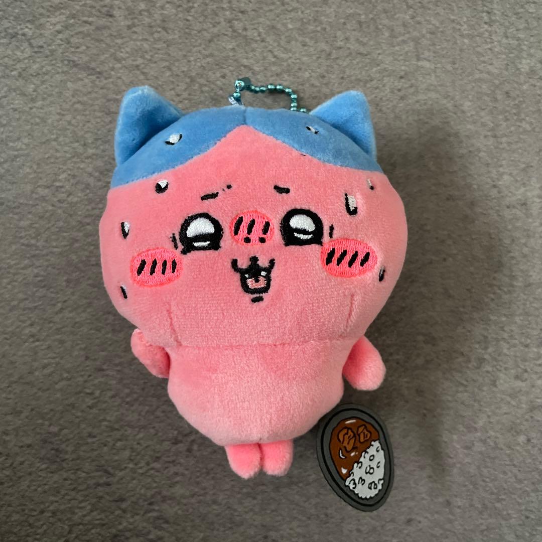 ちいかわ 鬼辛カレー すっごく辛いんだッマスコット 真っ赤なハチワレ