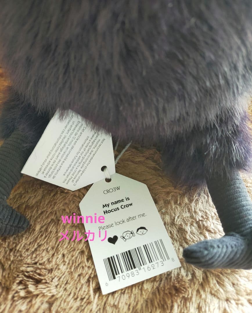  Hocus Crow カラス ぬいぐるみ 日本未入荷