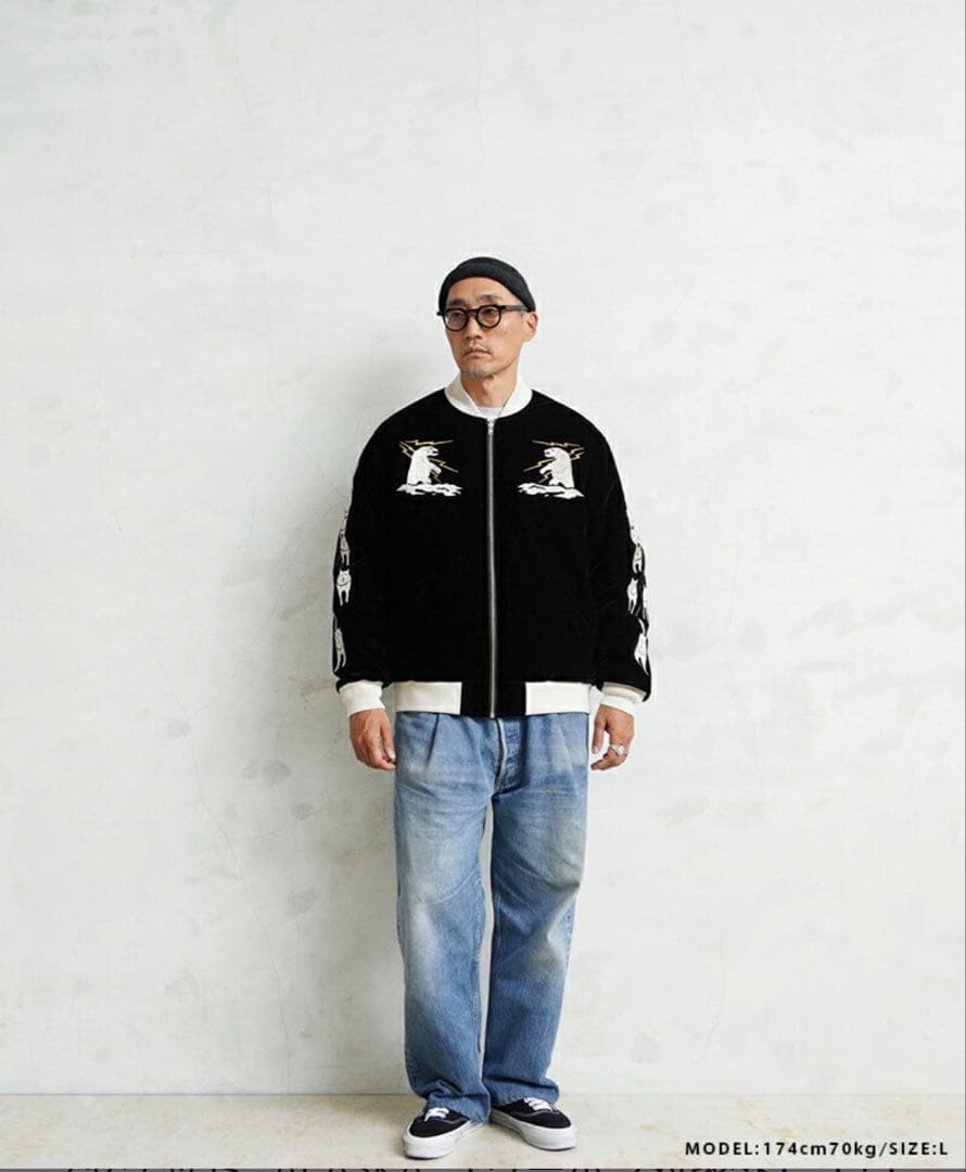 WAIPER 別注 TAION リバーシブルダウン スカジャン アラスカ XL - メルカリ