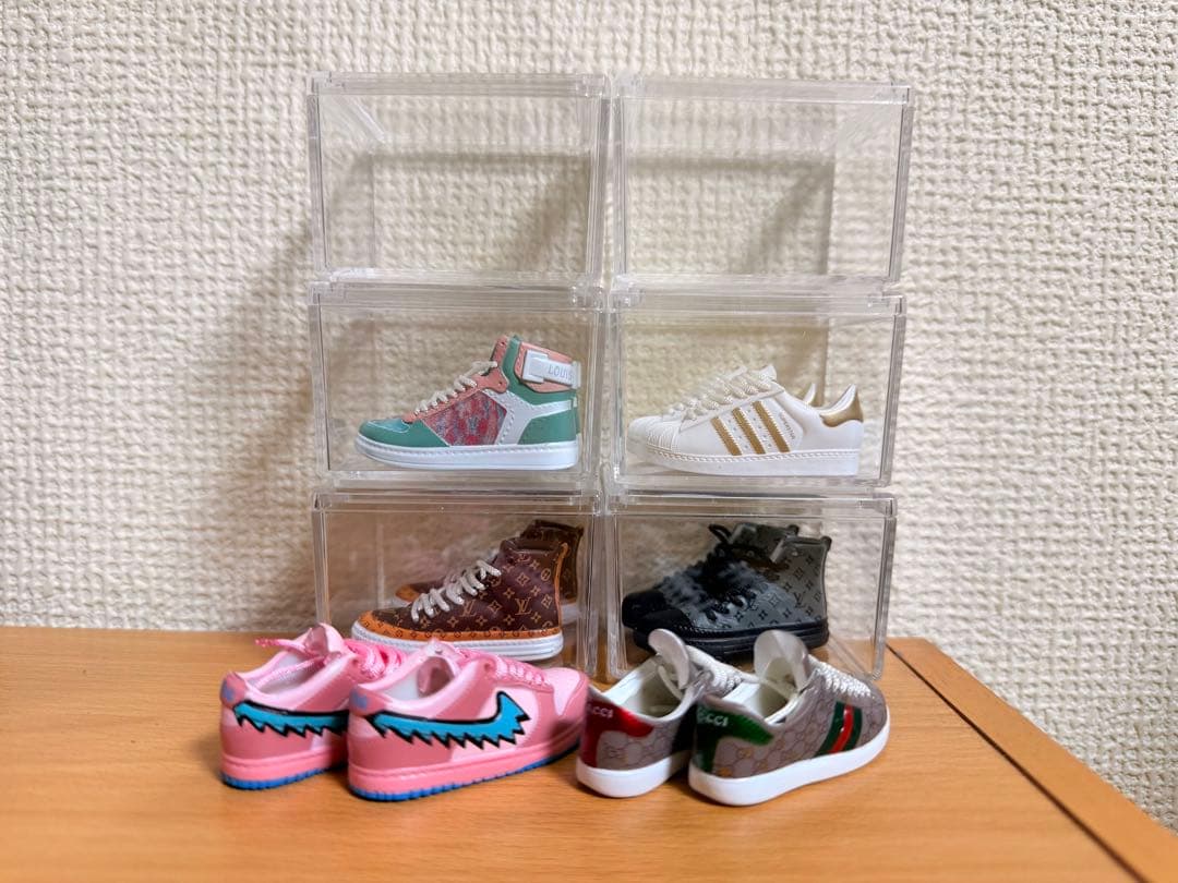 8番リンク:1 1/6靴 人形用 スニーカー フィギュア