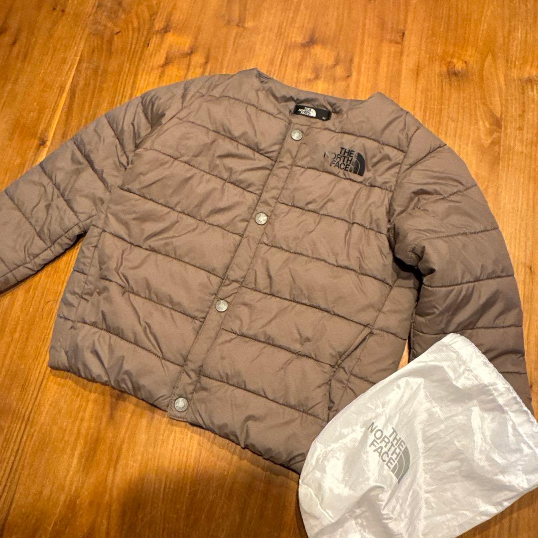 ノースフェイス　マイクロゼファーカーディガン（べビー）収納袋付き　90 THE NORTH FACE（ザ ノースフェイス） 超SALE ベビー マイクロゼファー