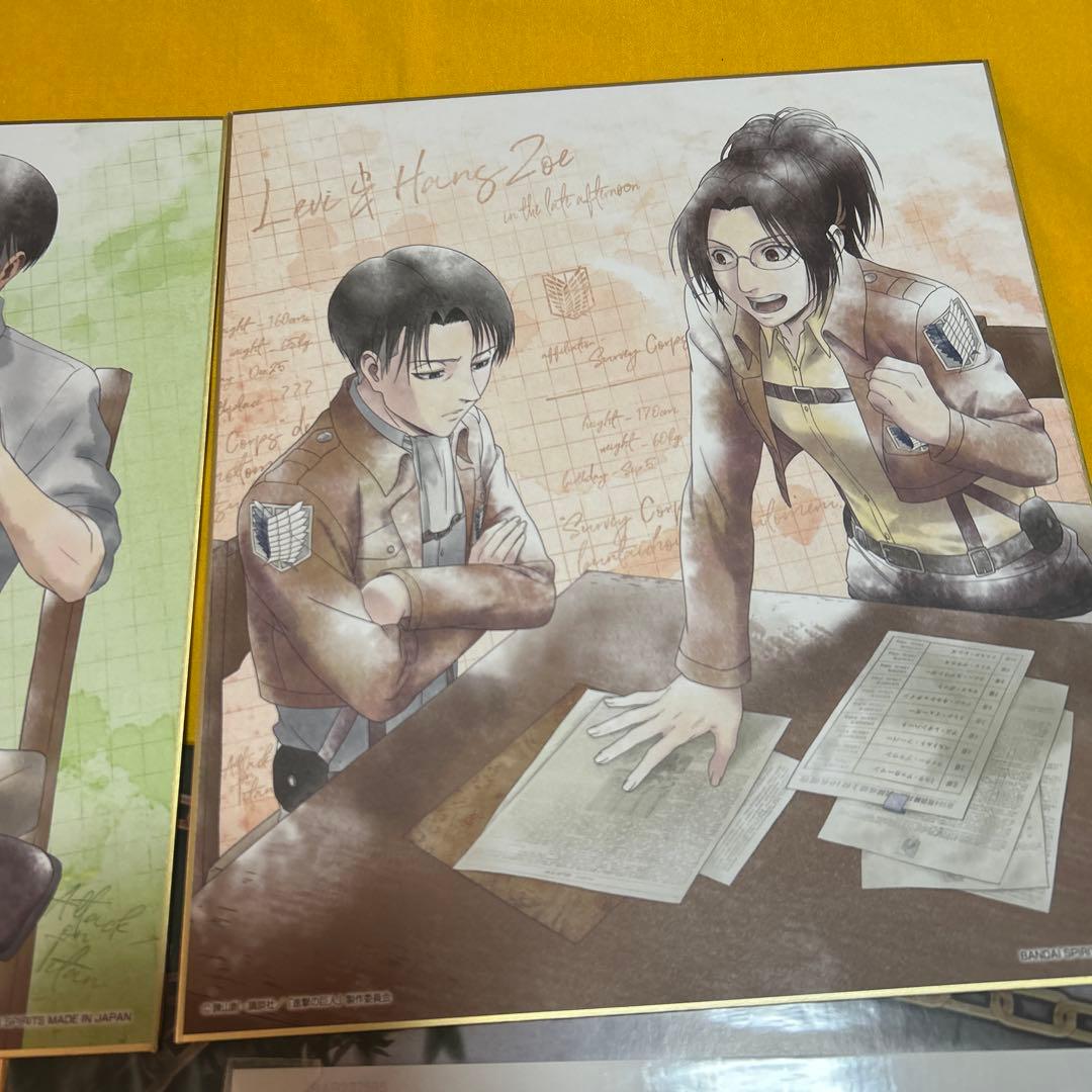 非販売　進撃の巨人 リヴァイハンジアートボード 他3点