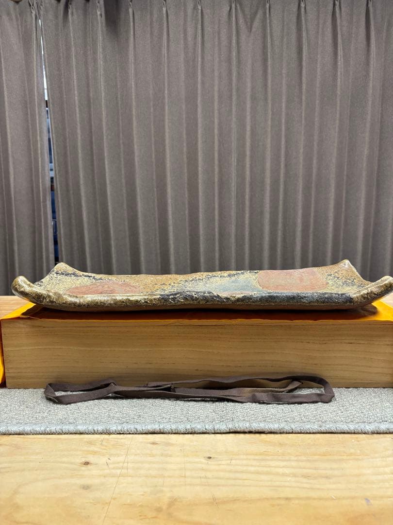 Bizen Ware たたき皿 長方皿 楽山窯 藤原康 備前焼 びぜん - メルカリ