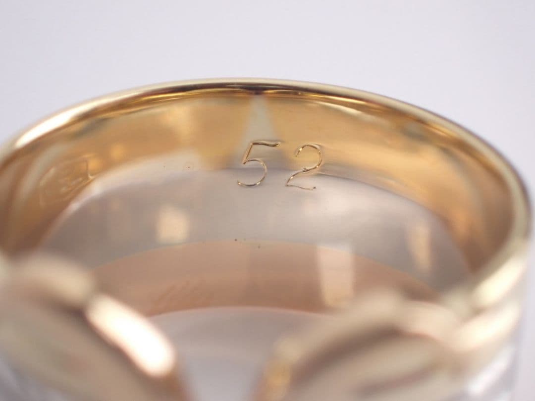 Cartier カルティエ C2リング 指輪 750WG/PG YG 52号 - メルカリ