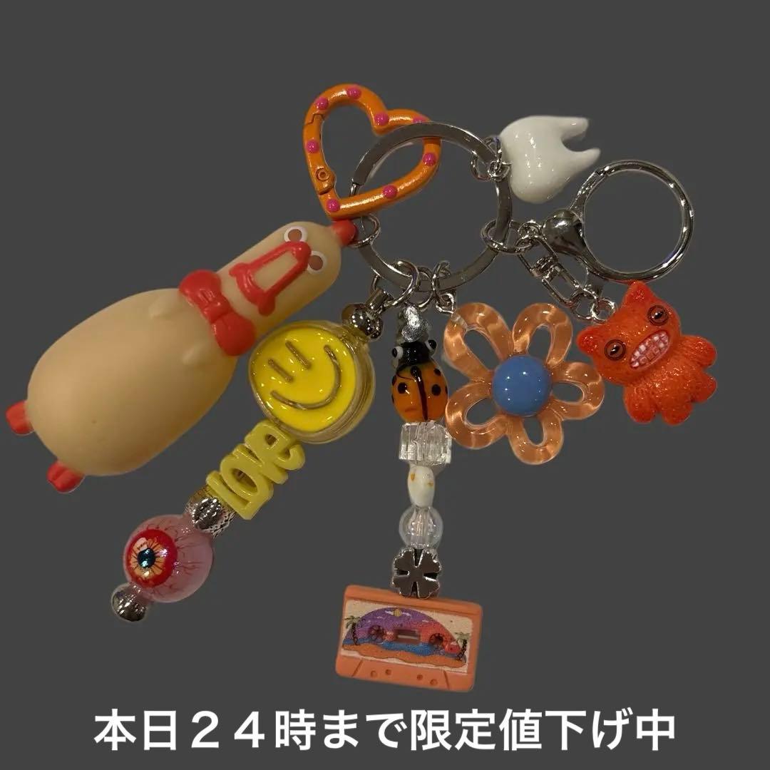 じゃらじゃらキーホルダー✩ キーホルダー チャーム - メルカリ