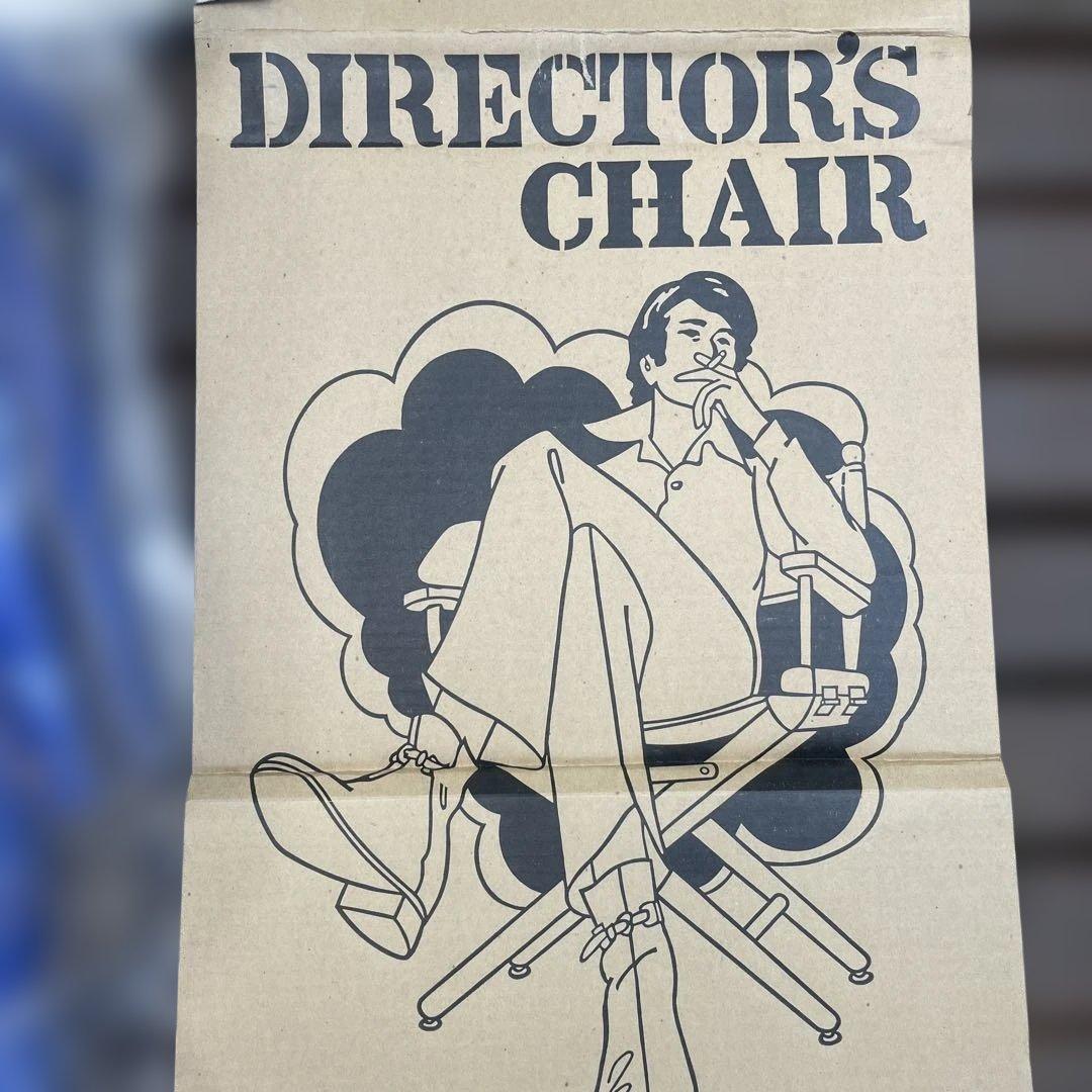 Canon ディレクターズチェア 木製 帆布　折りたたみ 1984年ロス五輪