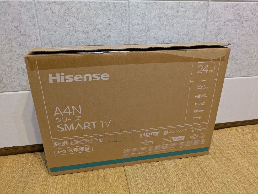 Hisense A4N 24インチ スマートテレビ A4N | ハイセンスジャパン株式会社
