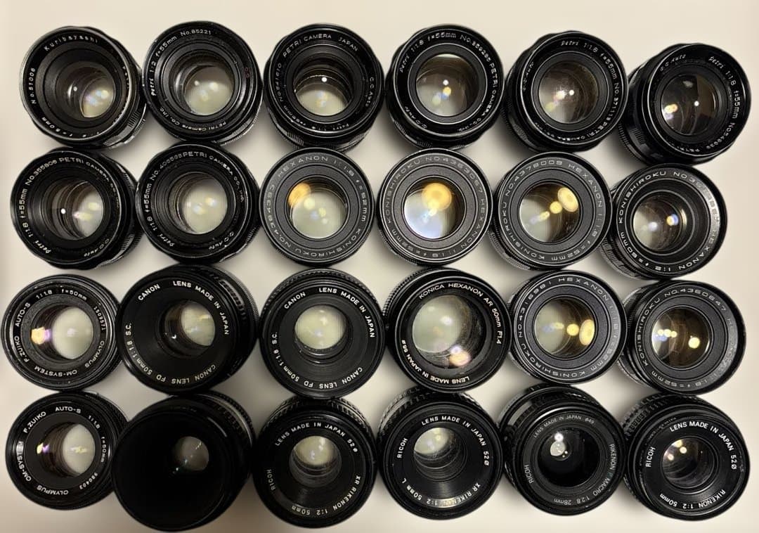 【まとめ売り②】Nikon Canon Konicaなどオールドレンズ24点 まとめ売り②】Nikon Canon Konicaなどオールドレンズ24点 - メルカリ