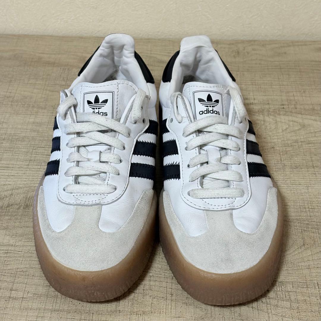 adidas originals SAMBA 24.5cm ホワイト ブラック