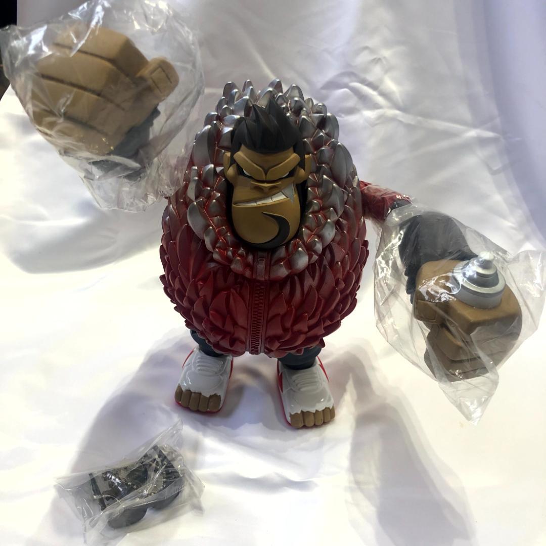 ★希少レア　ティム・ツイ　Da Ape Bling　赤色　ゴリラ　フィギュア