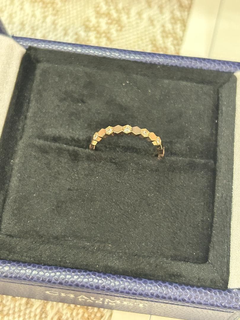 CHAUMET RING BE MY LOVE PG 2.5mm ハーフダイヤ