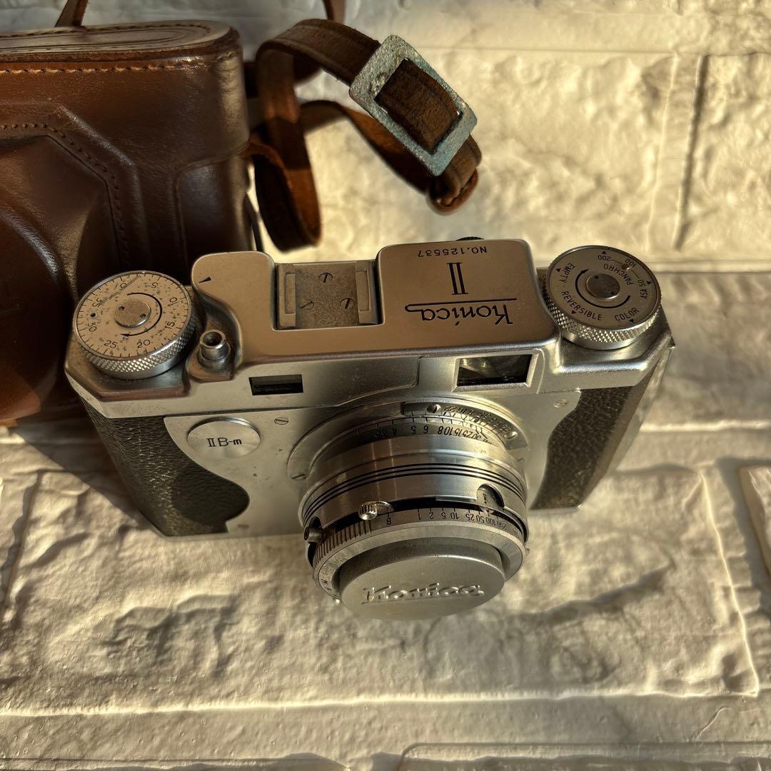値下げ！KONICA フィルムカメラ 昭和ロ コンパクトカメラ 動作未確認