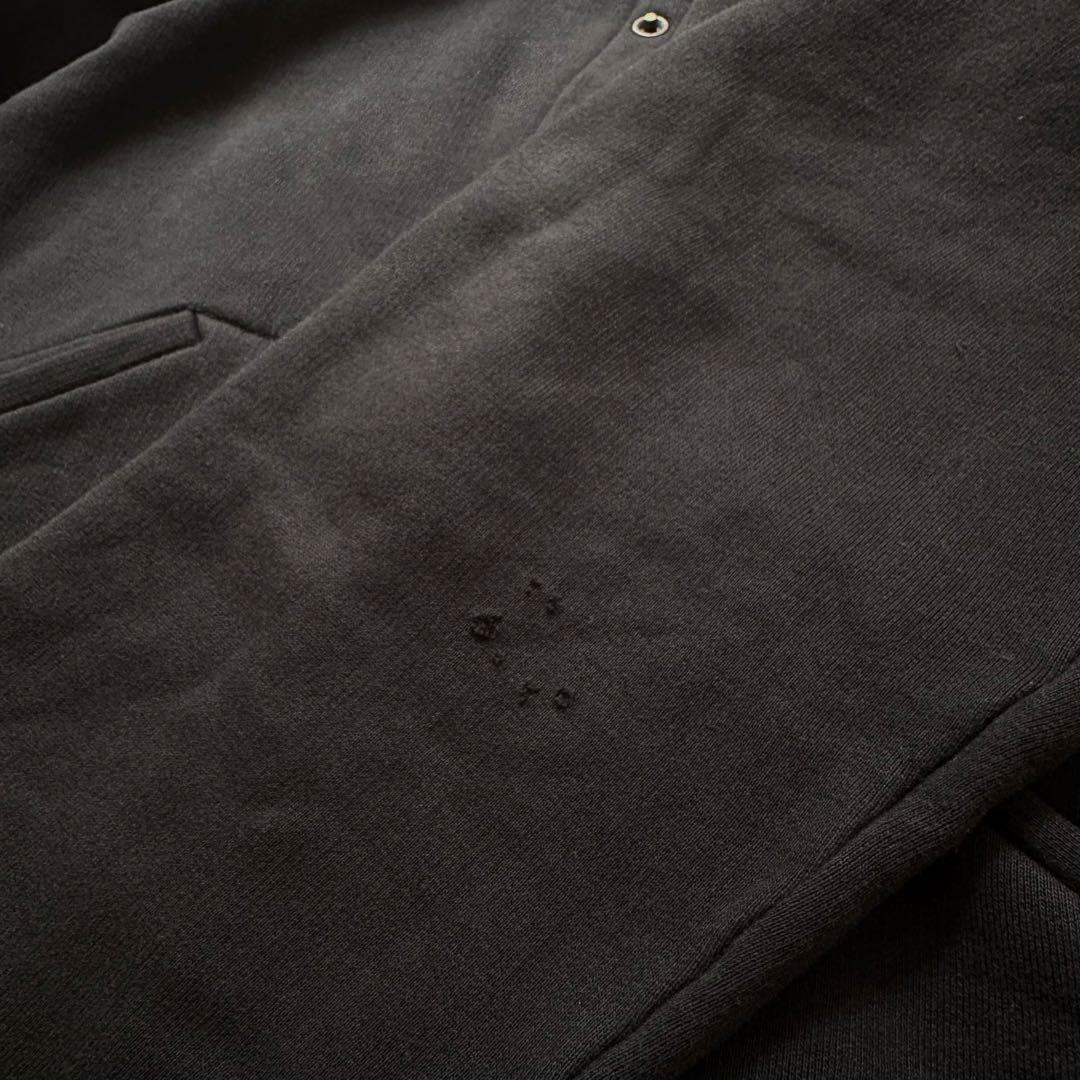 00s archive agnès b. スウェットボタンジャケット 黒 短丈 - メルカリ