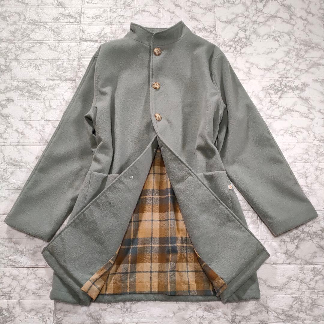 Yellow Rat　イエローラット　スタンドカラーロングコート　L L】【ROSLEY/ロズリー】ピュアラムビーバーステンカラーコート(コート