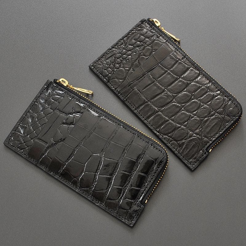 □新品 送料込み□本クロコダイル 鰐革 男女兼用 フラグメント
