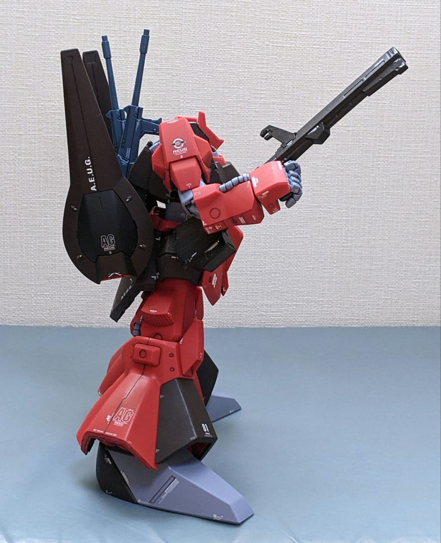 「やってみるさ!」ガンプラ完成品　1/100MG　リック・ディアス(クワトロ機)